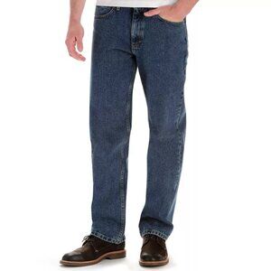 Men's Lee Relaxed Fit Jeans, Size: 35W X 30L, Medium Stone